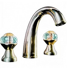 Смеситель для раковины Boheme Flora 297-FL Золото