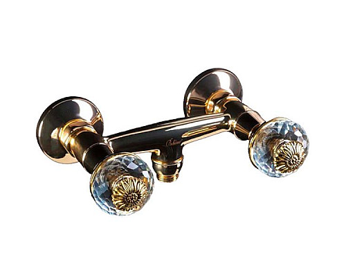 Купить Смеситель для душа Boheme Flora 294-FL Золото в магазине сантехники Santeh-Crystal.ru