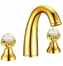 Смеситель для раковины Boheme Imperiale Presente 337 Золото