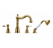 Смеситель на борт ванны Boheme Medici 391 Бронза