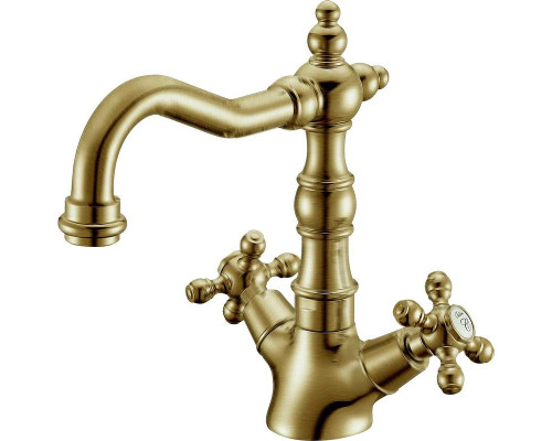 Приобрести Смеситель для раковины Boheme Provance 312-PR Бронза в магазине сантехники Santeh-Crystal.ru