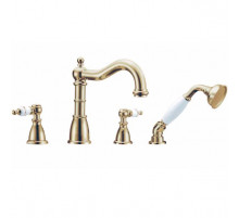 Смеситель на борт ванны Boheme Provanse 394 Бронза