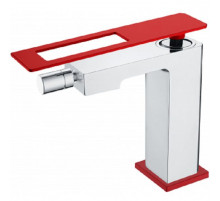 Смеситель для биде Boheme Q 146-CRR Хром Красный