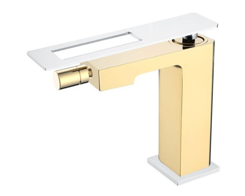 Купить Смеситель для биде Boheme Q 146-GCR Золото Хром в магазине сантехники Santeh-Crystal.ru