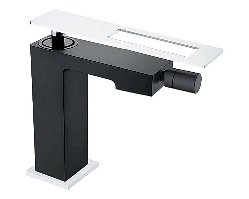 Приобрести Смеситель для биде Boheme Q 146-BCR Черный Хром в магазине сантехники Santeh-Crystal.ru