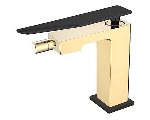 Купить Смеситель для биде Boheme Q 146-GB.2 Золото Черный в магазине сантехники Santeh-Crystal.ru