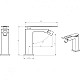 Приобрести Смеситель для биде Boheme Q 146-WG.2 Белый Золото в магазине сантехники Santeh-Crystal.ru