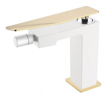 Смеситель для биде Boheme Q 146-WG.2 Белый Золото