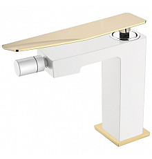 Смеситель для биде Boheme Q 146-WG.2 Белый Золото