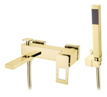 Смеситель для ванны Boheme Q 143-GG Золото