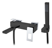 Смеситель для ванны Boheme Q 143-BCR Черный Хром