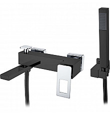 Смеситель для ванны Boheme Q 143-BCR Черный Хром