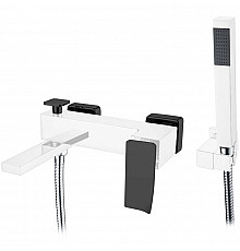 Смеситель для ванны Boheme Q 143-CRB.2 Хром Черный