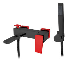 Смеситель для ванны Boheme Q 143-BR.2 Черный Красный