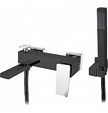 Смеситель для ванны Boheme Q 143-BCR.2 Черный Хром