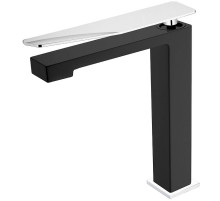 Смеситель для раковины Boheme Q 142-BCR.2 Черный Хром