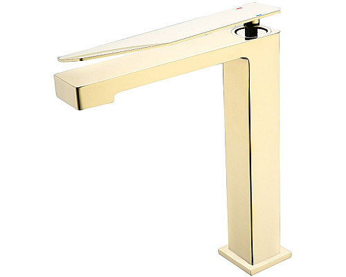 Приобрести Смеситель для раковины Boheme Q 142-GG.2 Золото в магазине сантехники Santeh-Crystal.ru