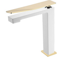 Смеситель для раковины Boheme Q 142-WG.2 Белый Золото