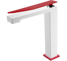 Смеситель для раковины Boheme Q 142-WR.2 Белый Красный