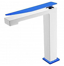 Смеситель для раковины Boheme Q 142-WUW.2 Белый Синий