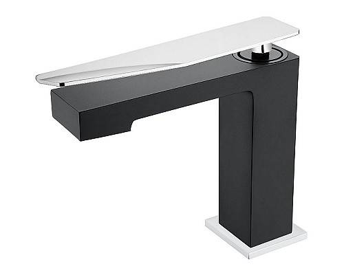 Заказать Смеситель для раковины Boheme Q 141-BCR.2 Черный Хром в магазине сантехники Santeh-Crystal.ru