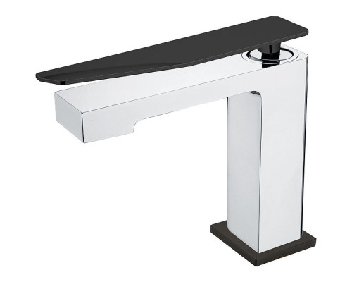 Заказать Смеситель для раковины Boheme Q 141-CRB.2 Хром Черный в магазине сантехники Santeh-Crystal.ru