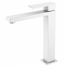 Смеситель для раковины Boheme Qubic 472-MW Белый матовый