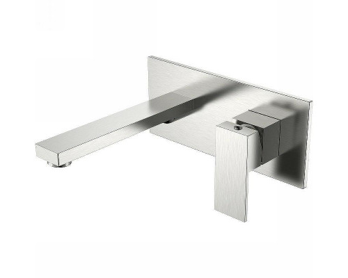 Смеситель для раковины Boheme Qubic 475-NB Никель брашированный