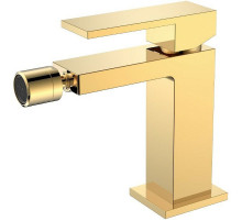 Смеситель для биде Boheme Qubic 476-G Золото глянцевое