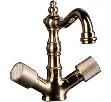 Смеситель для раковины Boheme Royal Cristal 292-Royal/CRST Золото