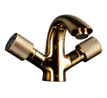 Смеситель для раковины Boheme Royal Cristal 291-Royal/CRSTBlack Золото