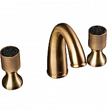 Смеситель для раковины Boheme Royal Cristal 317-Royal/CRSTblack Бронза