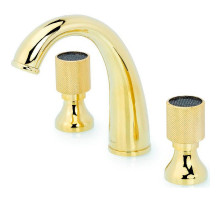 Смеситель для раковины Boheme Royal Cristal 297-Royal/CRST-black Золото
