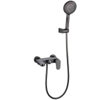 Смеситель для ванны Boheme Spectre 453-GM Оружейная сталь