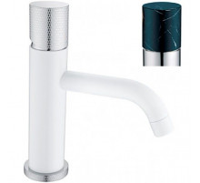 Смеситель для раковины Boheme Stick 121-W-MR-BLACK Белый Черный