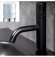 Смеситель для раковины Boheme Stick 121-B-MR-W Черный Белый