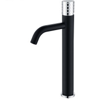 Смеситель для раковины Boheme Stick 122-BCR Черный Хром