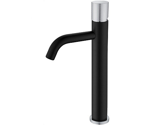 Купить Смеситель для раковины Boheme Stick 122-BCR.2 Черный Хром в магазине сантехники Santeh-Crystal.ru