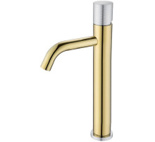 Смеситель для раковины Boheme Stick 122-GCR.2 Золото Хром