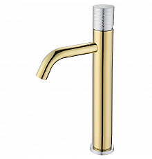 Смеситель для раковины Boheme Stick 122-GCR.2 Золото Хром