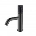 Смеситель для раковины Boheme Stick 121-SGM-MR-B цвет Оружейная сталь глянцевая