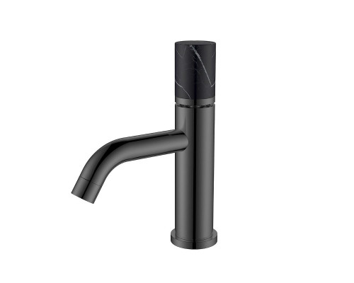 Смеситель для раковины Boheme Stick 121-SGM-MR-B цвет Оружейная сталь глянцевая