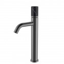 Смеситель для раковины Boheme Stick 122-GM-MR-B цвет Оружейная сталь
