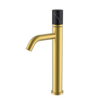Смеситель для раковины Boheme Stick 122-MG-MR-B цвет Золото матовое