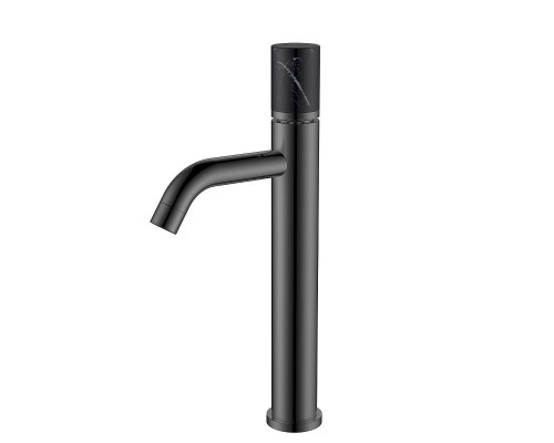 Смеситель для раковины Boheme Stick 122-SGM-MR-B цвет Оружейная сталь глянцевая