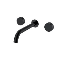 Смеситель для раковины Boheme Stick 152-2-B.1 цвет Черный матовый