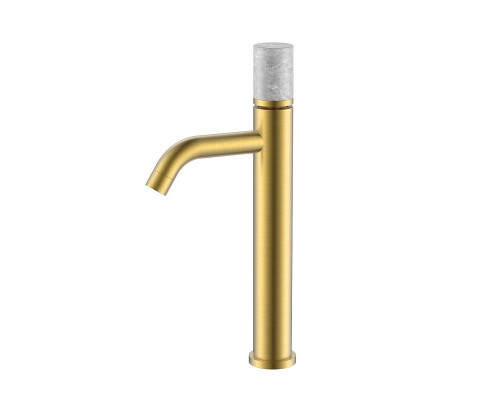 Смеситель для раковины Boheme Stick 122-MG-MR-GR цвет Золото матовое