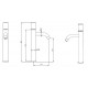 Смеситель для раковины Boheme Stick 122-SGM-MR-GR цвет Оружейная сталь глянцевая