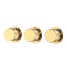 Смеситель для душа Boheme Stick 124-3-G.1 цвет Золото глянцевое