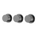 Смеситель для душа Boheme Stick 124-3-GM.1 цвет Оружейная сталь матовая